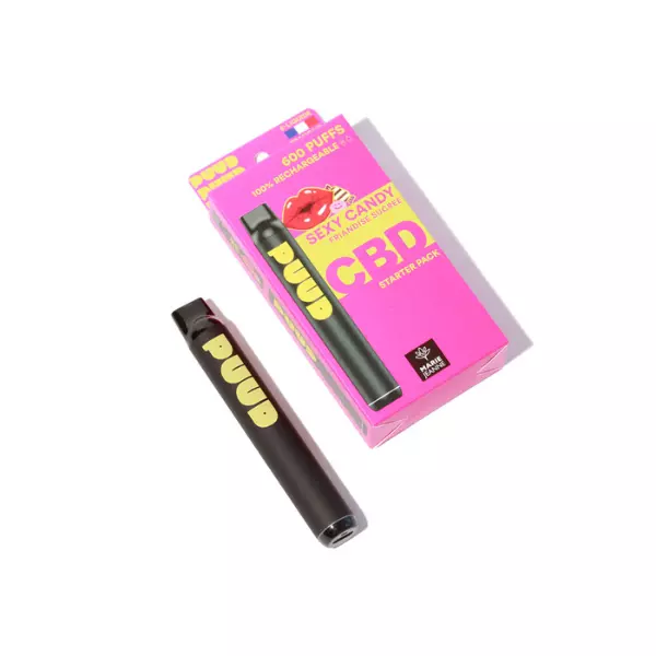 Starter PUUD Sexy Candy – Vape CBD Rechargeable Friandise Sucrée – Image 2