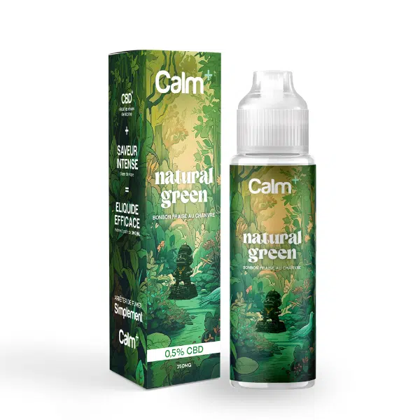Natural Green – Calm+ – E-liquide CBD 250MG – 50 ml